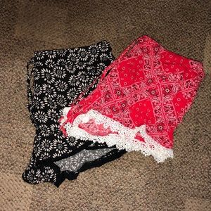 BUNDLE!!! Two pair of comfy No Boundaries Shorts